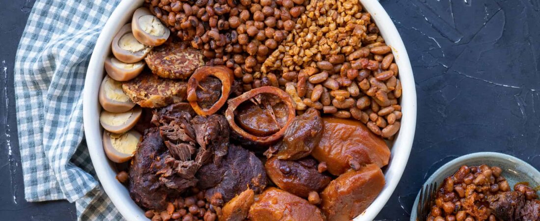 🥘 דפינה מרוקאית מסורתית – החמין של שבת