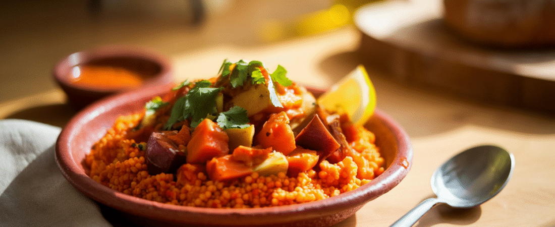 🍛 קוסקוס תוניסאי מסורתי – עם ירקות, בשר וטעם של בית