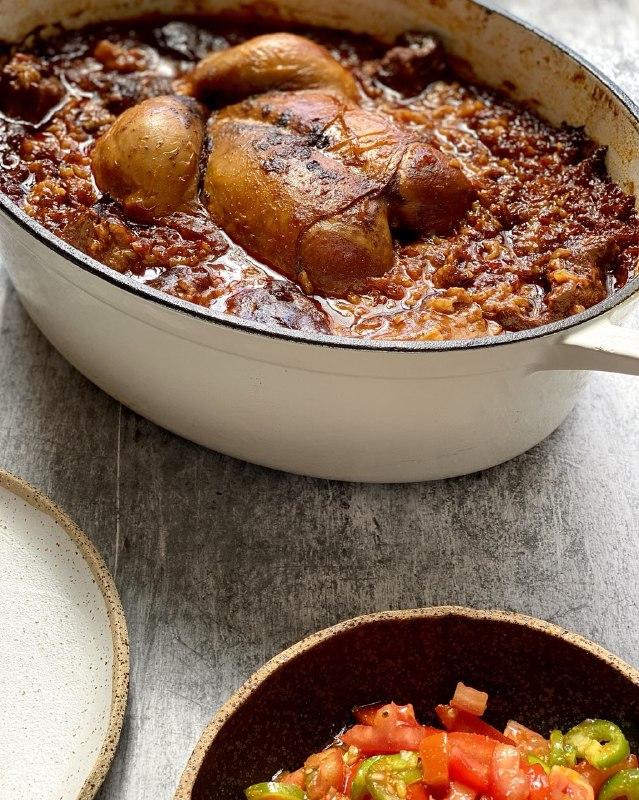 🍗 טבית עיראקי מסורתי – תבשיל השבת של יהדות בבל